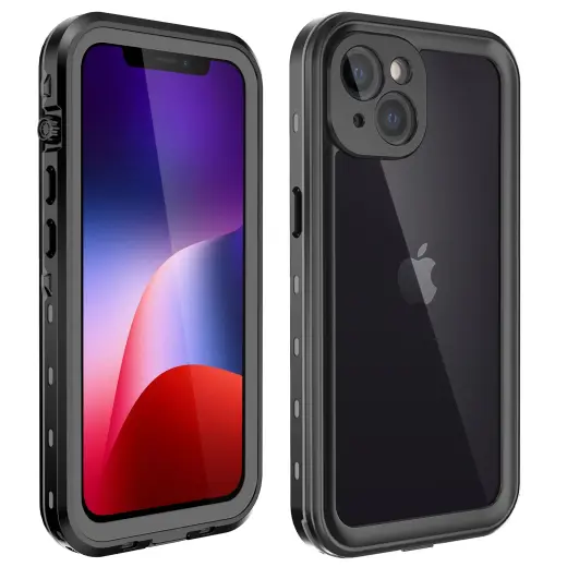 Shellbox DOT telefono dėklas iPhone 13 juodas