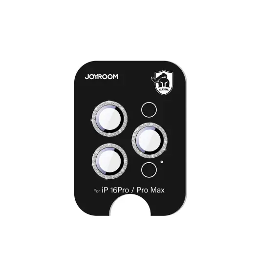 Joyroom JR-MSJ0308 ekrāna aizsargstikls priekš iPhone 16 Pro|16 Pro Max objektīviem - sudraba