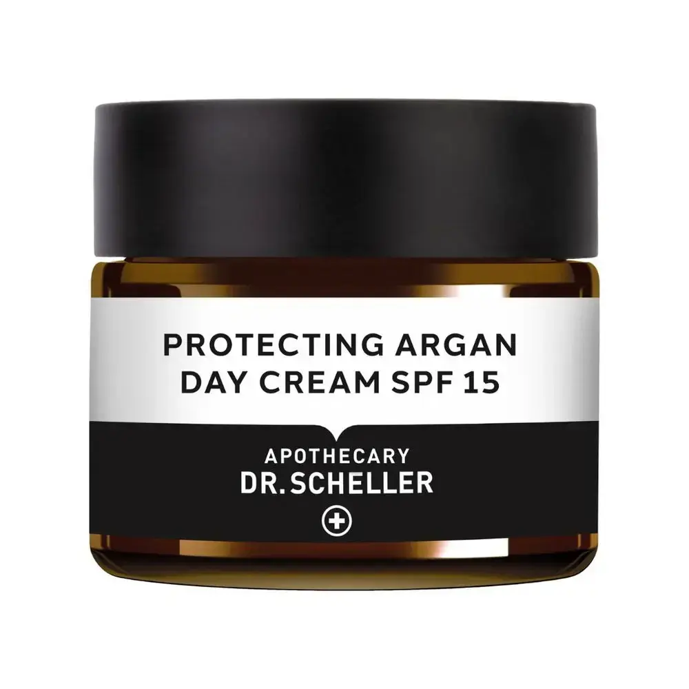 Dr. Scheller, Protecting Argan, Vegan, Hydrating, Moisturising & Anti-Aging, Day, Cream, Face, SPF 15, 50 ml