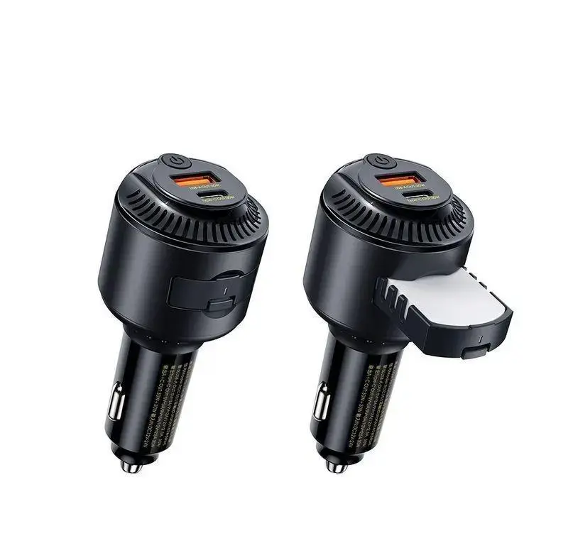 Remax Yatoy RCC353 auto lādētājs | 60W | PD, QC | USB-A, USB-C | melns
