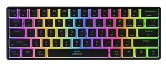 Genesis Thor 660 G2 60% Black RGB Gateron Brown
