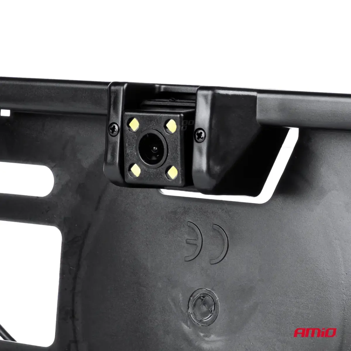 EU Licence plate frame with a camera and parking sensors