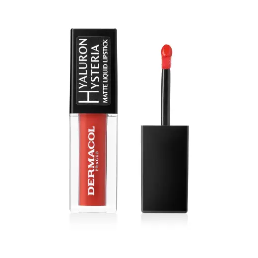 Dermacol Hyaluron Hysteria Matte Liquid Lipstick tekutá rtěnka s matujícím účinkem No.12 4,5 ml