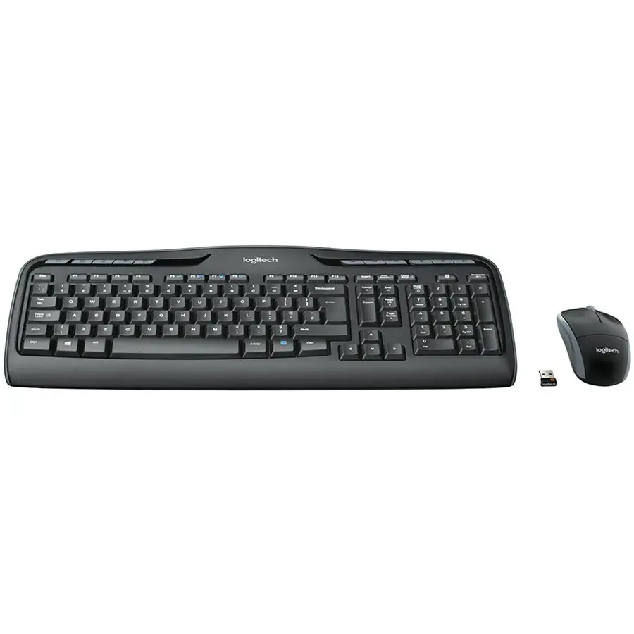 Logitech Wireless Combo MK330 - keyboard and mouse set - International NSEA - black