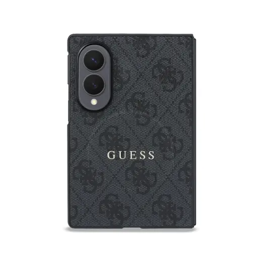 Guess PU Leather 4G maciņš telefonam Samsung Galaxy Z Fold 8 (F971) melns