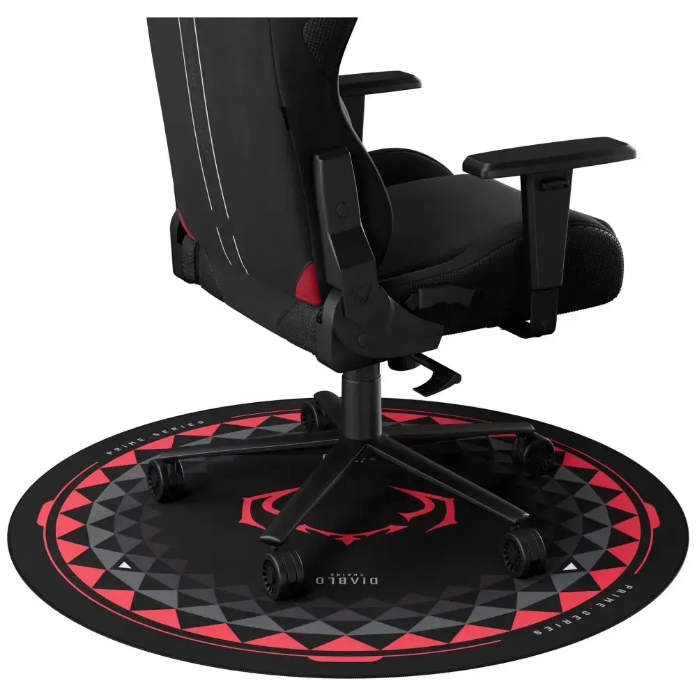 Anti-slip mat for Diablo Chairs black and red