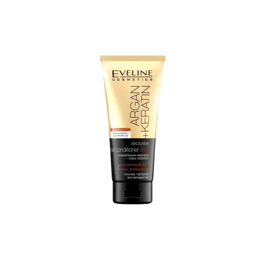 Eveline Cosmetics, Argan & Keratin, Argan Oil, Hair Conditioner, Supports Hair Growth, 200 ml