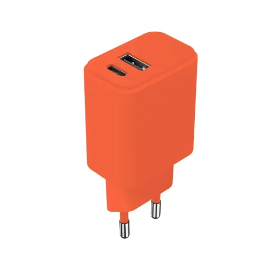 Setty LSIM-AC-2010 tīkla lādētājs | 20W | | USB-A, USB-C | oranžs