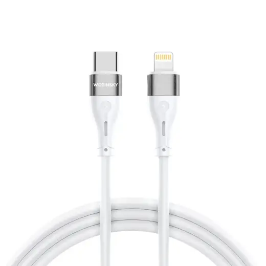 Wozinsky WSTCL2 data transfer and charging cable | USB-C to Lightning | 27W | 2m | white
