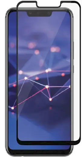 Fusion 5D glass full coveraged with frame Huawei Mate 20 Lite black