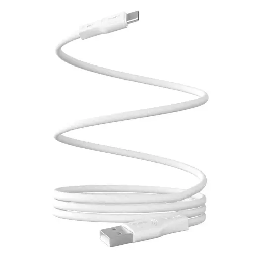 Puro Magnetic 10W data transfer and charging cable | USB-A to USB-C | 10W | 1m | white