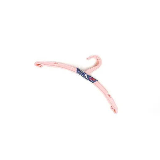 Drēbju pakaramais plastmasas 41x16cm, 8gb rozā