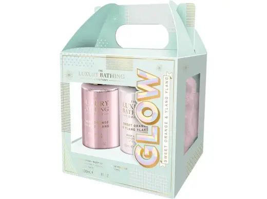 Conj Corpo the Luxury Bathing Glam Glow Pastel Parad 2x100ml