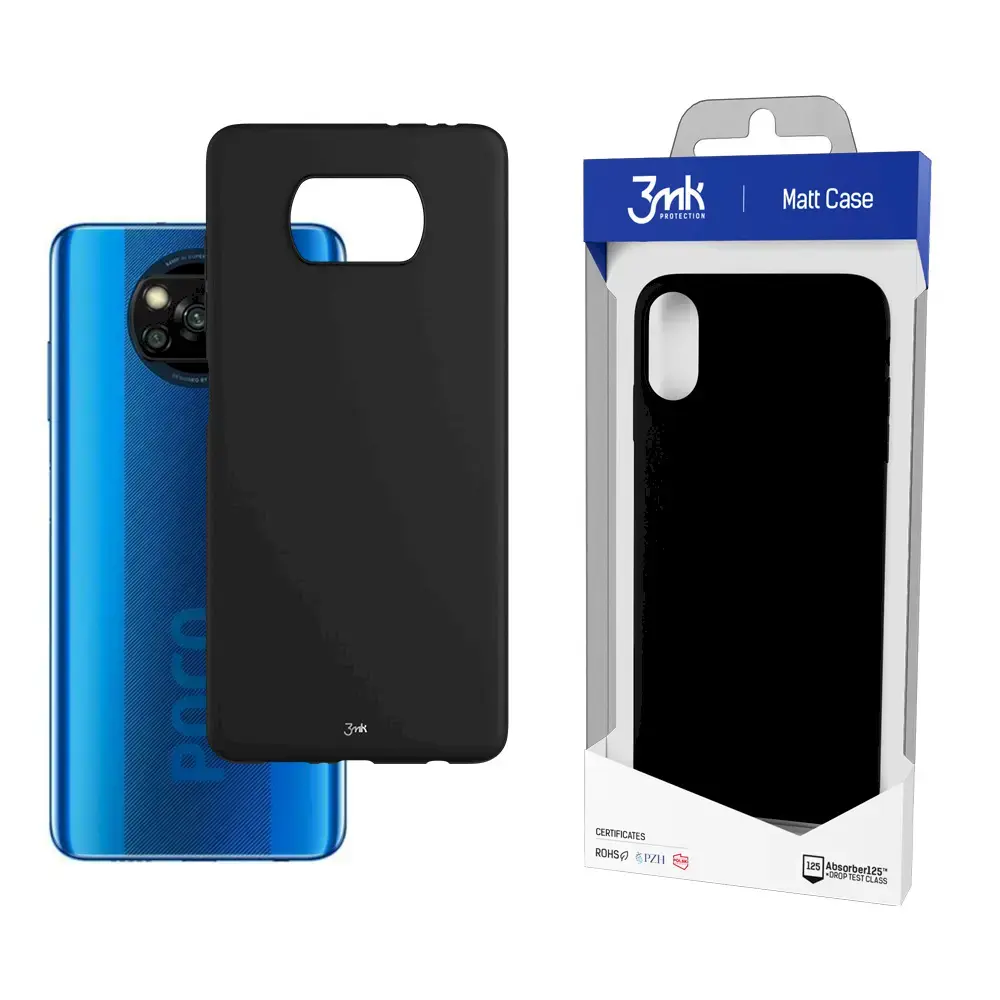 Xiaomi POCO X3 - 3mk Matt Case black
