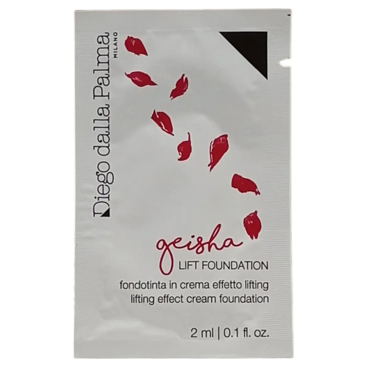 Set, Diego Dalla Palma, Geisha Lift, White Peony Extract, Porcelain Skin Finish, Cream Foundation, 223, Sabbia, 12 pcs, 2 ml *Sample