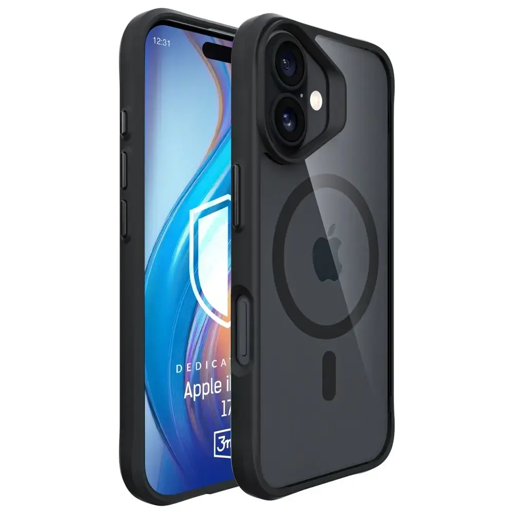 Case 3MK Satin Amor MagCase for Apple iPhone 17 transparent