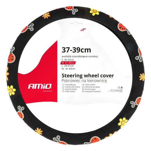Steering wheel cover SWC-58-M (37-39cm)