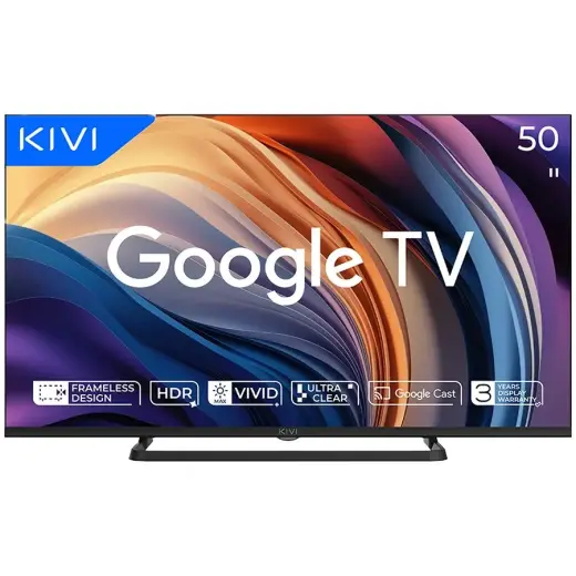 TV KIVI 50U710QB 50'' LED 4K Google TV, Dolby Audio, Max Vivid, HDMI 2.1