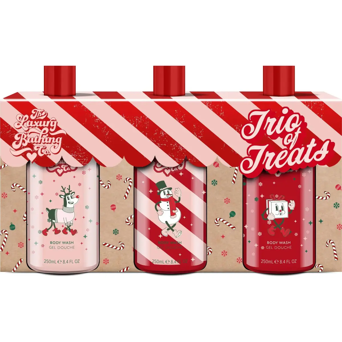 Grace Cole, Set Regalo Bellezza, Set Doccia Schiuma Profumo Caramello Cacao Vaniglia (Set per La Cura Del Corpo)