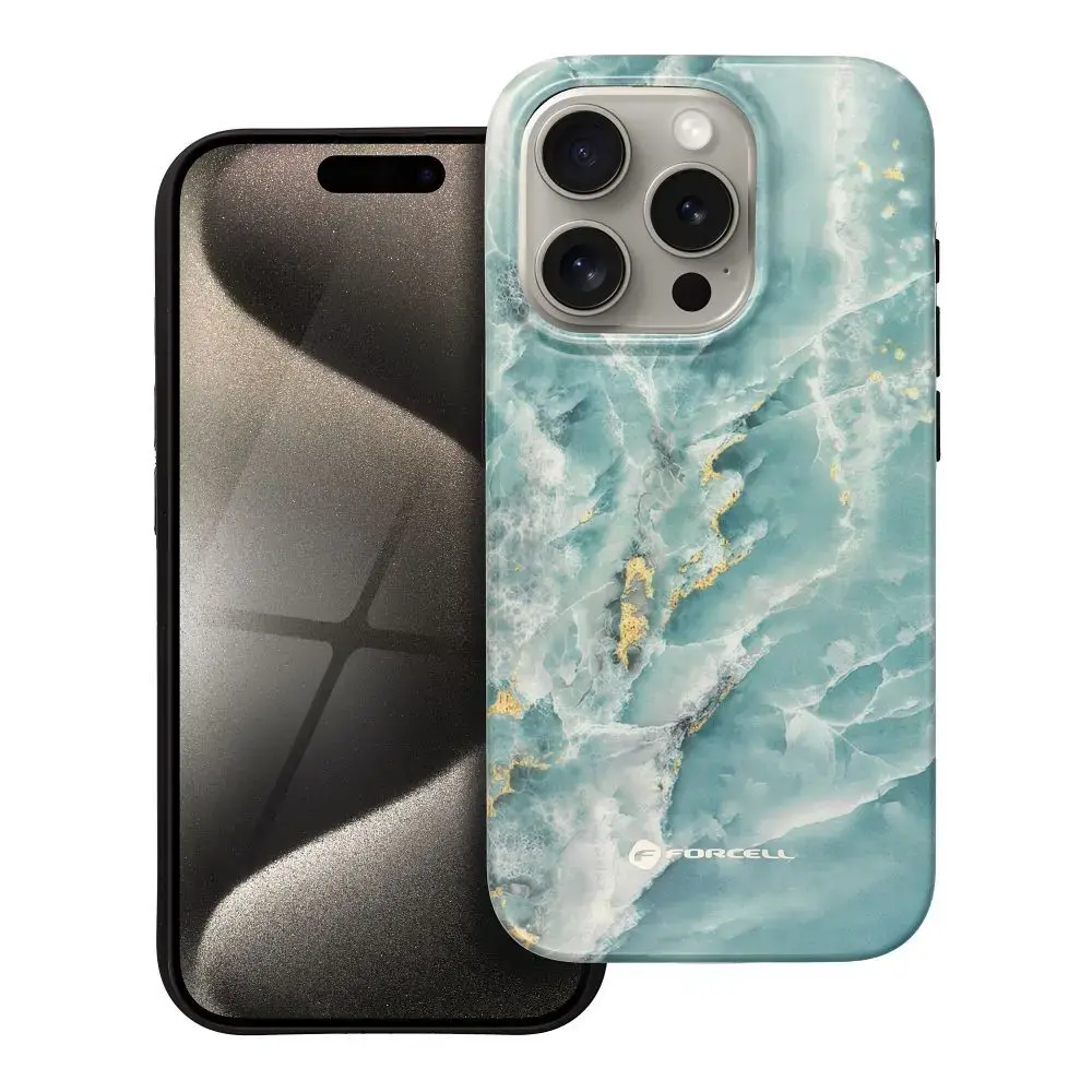 Forcell F-Protect Mirage maciņš ar MagSafe atbalstu telefonam iPhone 15 Pro zaļš