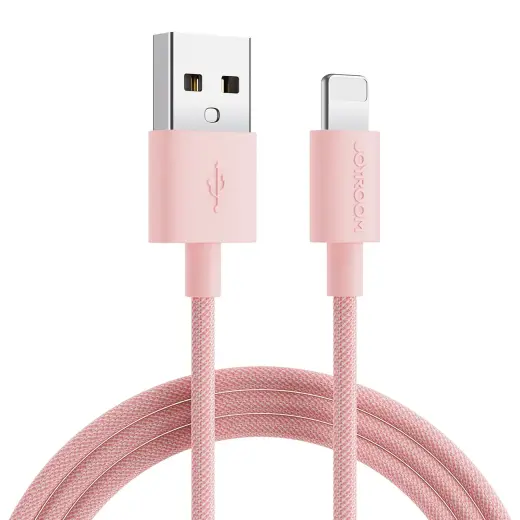 Joyroom S-2030M13 datu pārraides un uzlādes vads | USB-A uz Lightning | 12W | 2m | rozā
