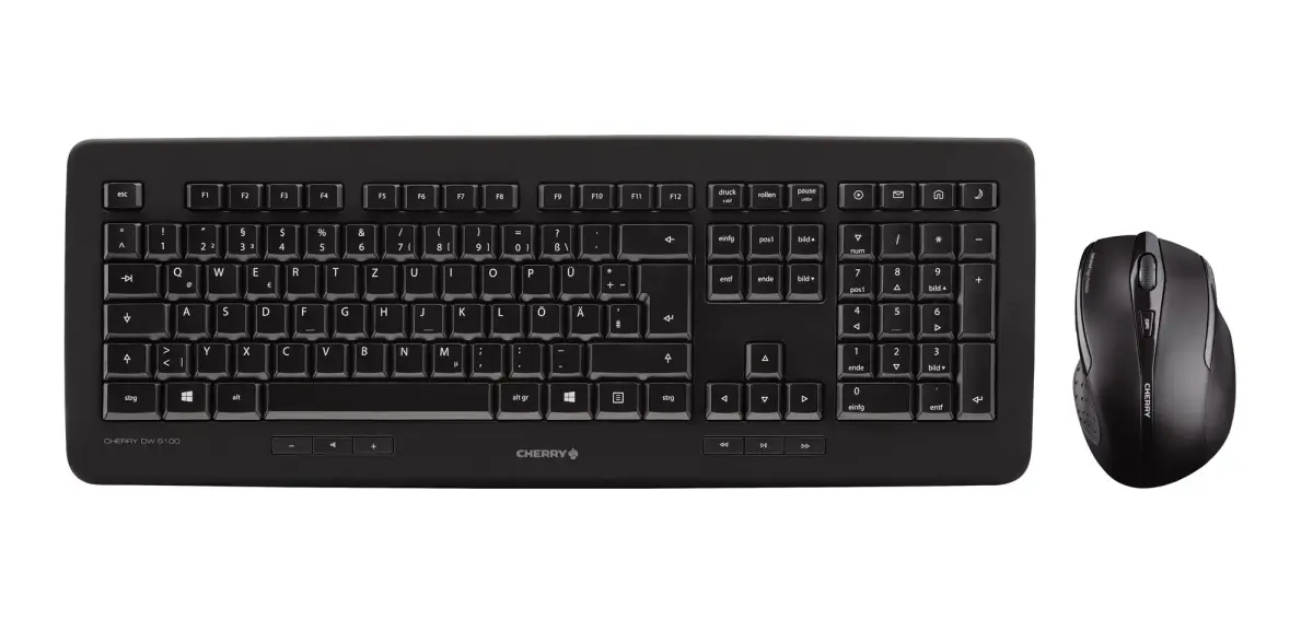 CHERRY Mouse and keyboard set DW5100B / JD-0520DE-2 Black