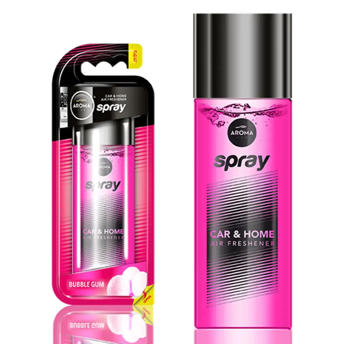 Car air freshener AROMA SPRAY BUBBLE GUM