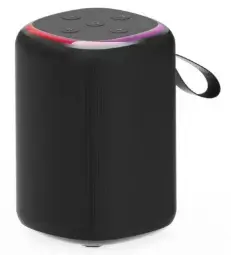 Skaļrunis Gembird Bluetooth LED Speaker SPK-BT-LED-08S Black