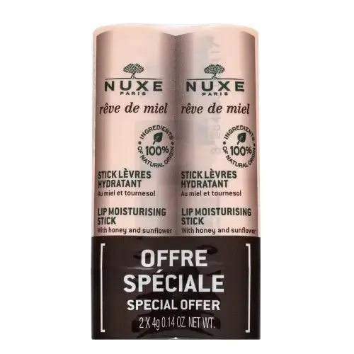 Nuxe Rêve De Miel Увлажняющий бальзам для губ Увлажняющий стик для губ 2 x 4 г
