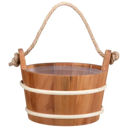 Bucket alder with rope handle 4L 4Living
