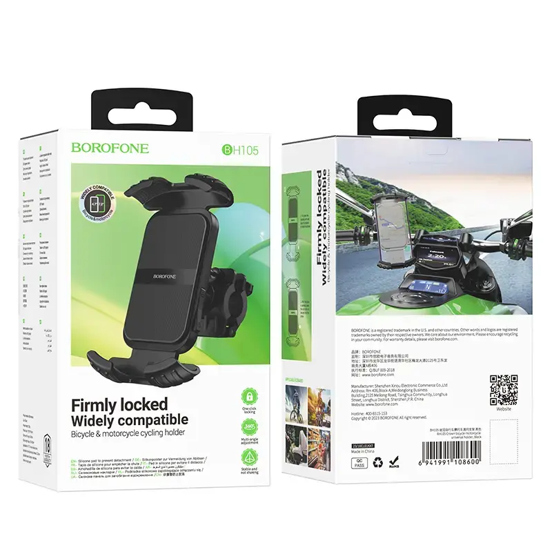 Borofone Bicycle/Motorcycle holder BH105 Crown black
