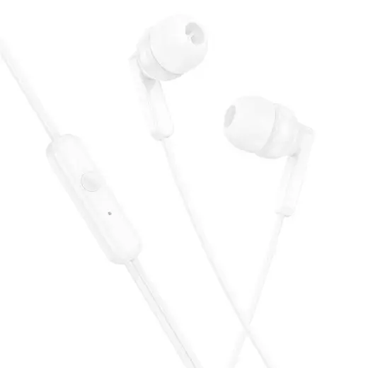 Wire earphones Jack 3,5 mm Hoco M121 white