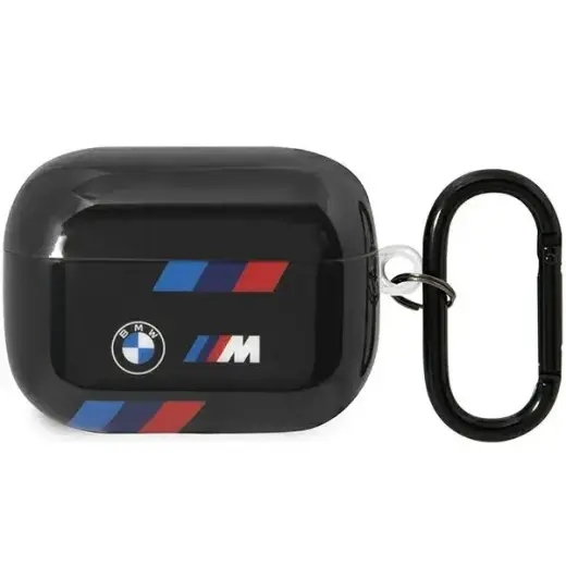 BMW BMAP222SOTK AirPods Pro 2 (2022|2023) cover czarny|black Tricolor Stripes