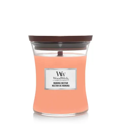WoodWick Manuka Nectar Scented Candle With Wooden Wick 275g