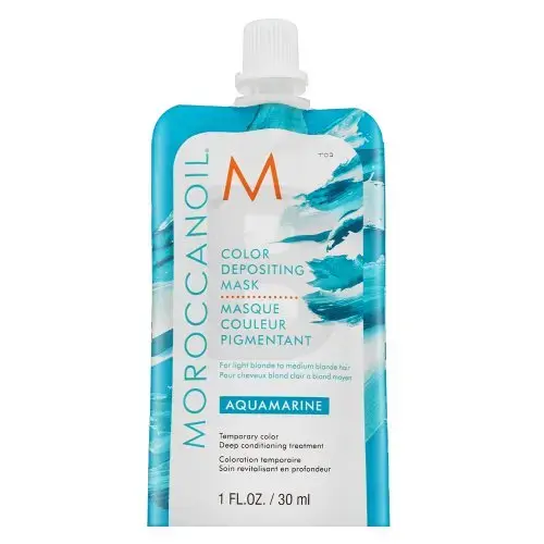 Moroccanoil Color Depositing Mask barojoša maska ar krāsu pigmentiem Aquamarine 30 ml