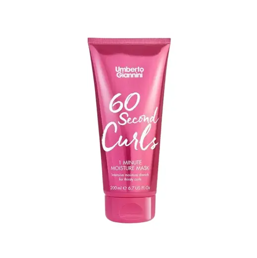 Umberto Giannini, 60 Second Curls, Hair Treatment Cream Mask, Hydrating & Frizz Control, 200 ml