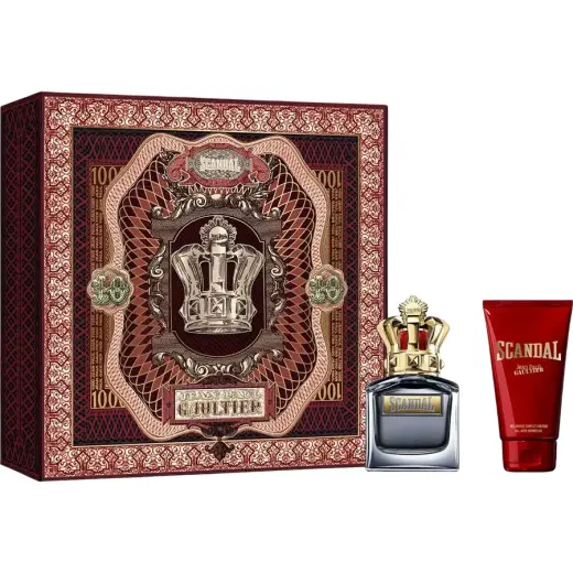 Set Jean Paul Gaultier: Scandal, Eau De Toilette, For Men, 100 ml + Scandal, Shower Gel, For All Skin Types, 75 ml