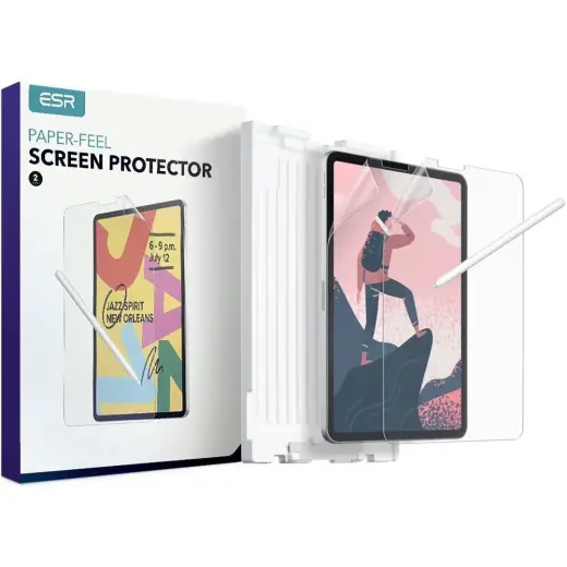 ЗАЩИТНАЯ ПЛЕНКА ESR PAPER FEEL 2-PACK IPAD PRO 12.9 4 | 5 | 6 | 2020-2022 МАТОВАЯ ПРОЗРАЧНАЯ
