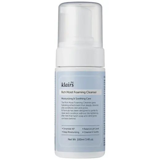 Klairs Rich Moist Foaming Cleanser 100 Ml