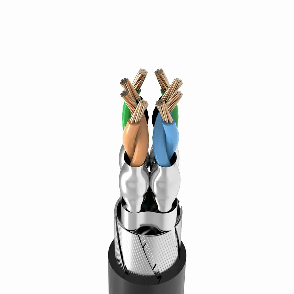 Orico PUG-C7 CAT7 10Gbps RJ45 Ethernet Network Cable Internet LAN Round 10m - Black