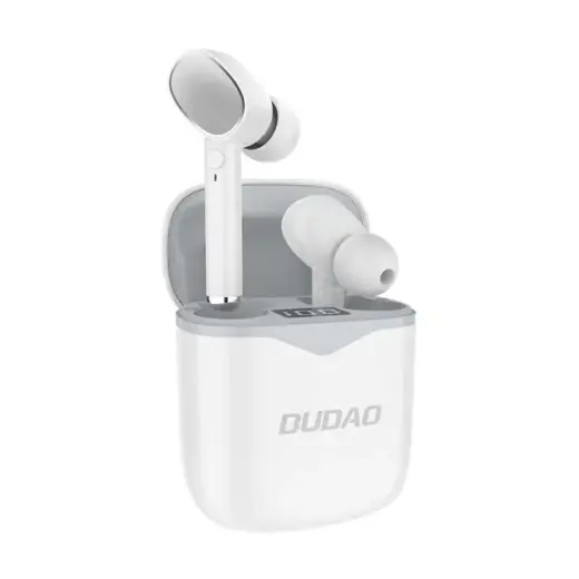 Dudao U12 Airpods Bluetooth 5.0 наушники с микрофоном (MWP22ZM|A) белые
