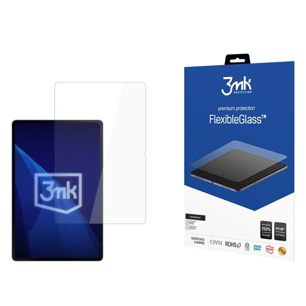 Hybrid glass 3mk FlexibleGlass for Samsung Galaxy Tab S10 FE+ - up to 15"