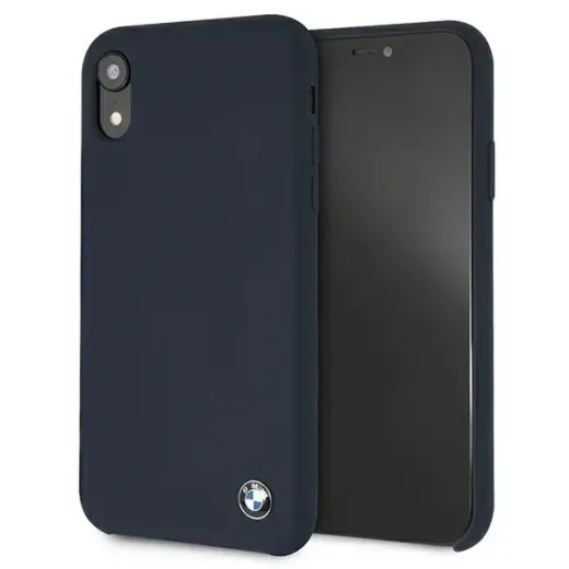 Etui BMW BMHCI61SILNA iPhone Xr granatowy|navy hardcase Silicone Signature