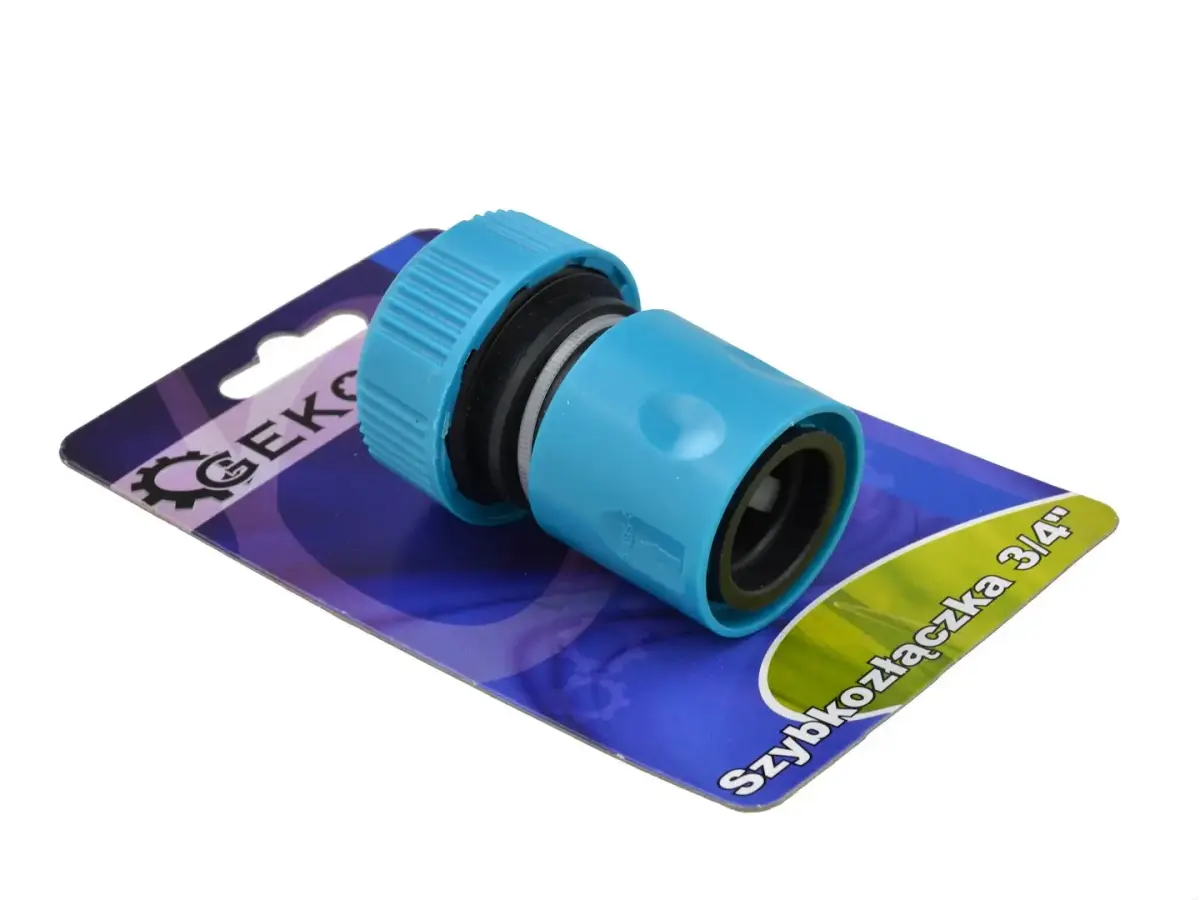3/4" Izturīgs plastmasas ātrais savienotājs
