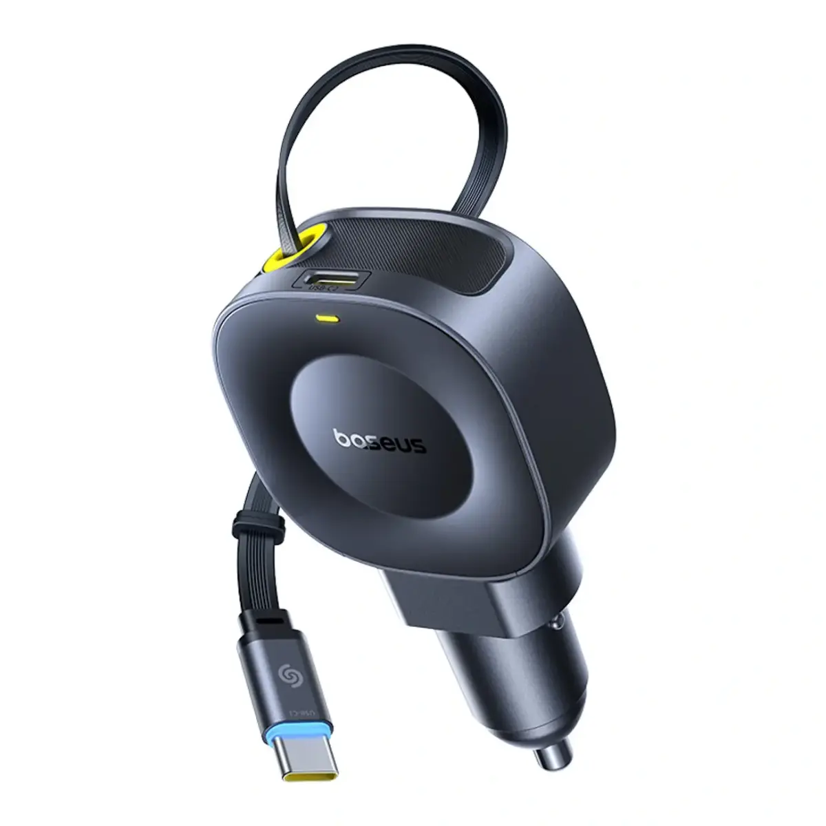 Baseus PrimeTrip VR2 auto lādētājs | 45W | ar USB-C vadu komplektā | melns