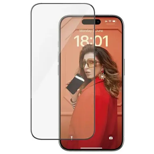 PanzerGlass Ultra-Wide Fit grūdintas stiklas telefonui iPhone 15 Pro 6.1", pridedamas Easy Aligner 2810