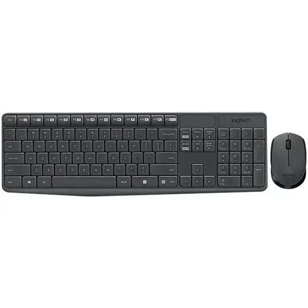LOGITECH MK235 Wireless Combo - GREY - HUN