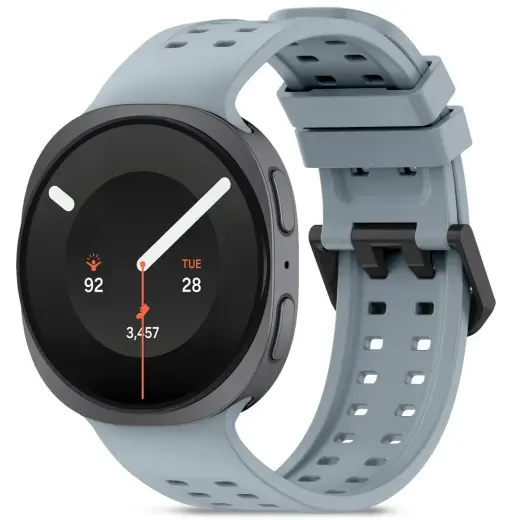 Tech-Protect Silicone Air išmaniojo laikrodžio dėklas Samsung Galaxy Watch 8/9/Classic (40/44/46 mm) | pilkas