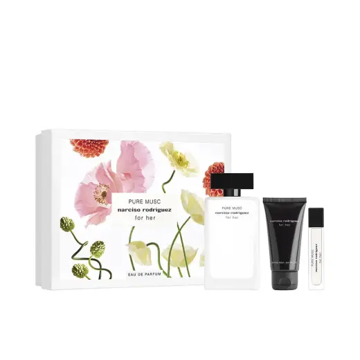 Xmas 2023 Set Narciso Rodriguez: Pure Musc, Eau De Parfum, For Women, 100 ml + Pure Musc, Eau De Parfum, For Women, 10 ml + Pure Musc, Hydrating, Body Lotion, 50 ml