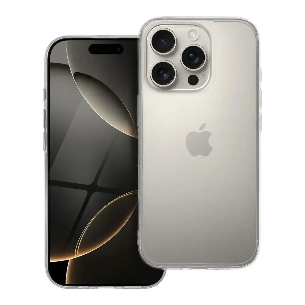 CLEAR 2 mm maciņš telefonam iPhone 16 Pro caurspīdīgs